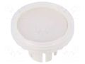 Actuator lens; 22mm; 61; transparent; plastic; Face dim: Ø19.7mm EAO 61-9642.7