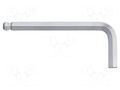Wrench; hex key,spherical; HEX 2mm; Overall len: 51mm WIHA WIHA.40402