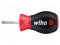 Screwdriver; slot; 6,5x1,2mm; Stubby SoftFinish® WIHA WIHA.26966