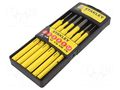 Kit: punches; hardened and heat treated; 6pcs. STANLEY STL-4-18-226