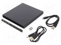 Optical Drive CD/DVD Enclosure; black; Features: PnP QOLTEC QOLTEC-51864