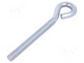 Hook; ring; steel; zinc; Thread len: 112mm; Overall len: 170mm DROMET D-HO12170