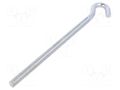 Hook; angular; steel; zinc; Thread len: 197mm; Overall len: 255mm DROMET D-HZ12255