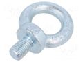 Lifting eye bolt; M24x36; Head: eye; steel; zinc; DIN 580; 50mm DROMET D-SZU24