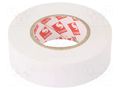 Tape: electrical insulating; W: 19mm; L: 20m; Thk: 0.13mm; white SCAPA SCAPA-2702-19/20WH