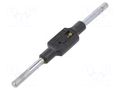 Tap wrench; Grip capac: 1/16"-1/4",M1-M8; L: 130mm; steel VÖLKEL VOLKEL-14000