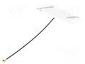 Antenna; BEIDOU,GNSS,GPS; 0.9dBi,1dBi,1.37dBi; for ribbon cable MOLEX 2065600100