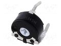 Potentiometer: mounting; single turn,horizontal; 10kΩ; 100mW PIHER PT6KV-103A20-PM
