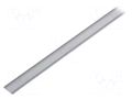 Profiles for LED modules; natural; L: 1m; FIX12; aluminium TOPMET TOP-FIX12/A-1M