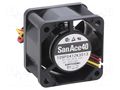 Fan: DC; axial; 12VDC; 40x40x28mm; 35.4m3/h; 50dBA; ball; 15500rpm SANYO DENKI 109P0412K3013