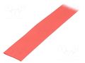 Heat shrink sleeve; glueless; 2: 1; 16mm; red; polyolefine; reel TASKER GTB1680-R