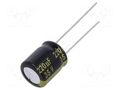Capacitor: electrolytic; low ESR; THT; 220uF; 35VDC; Ø10x12.5mm PANASONIC EEUFM1V221