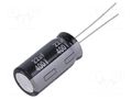 Capacitor: electrolytic; THT; 22uF; 400VDC; Ø12.5x25mm; Pitch: 5mm PANASONIC EEUED2G220
