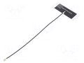 Antenna; GSM,LTE; 0dBi,3.8dBi; linear; self-adhesive; Len: 150mm MOLEX 2072350150