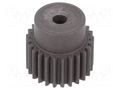 Spur gear; whell width: 25mm; Ø: 28mm; Number of teeth: 26; ZCL ELESA+GANTER ZCL-1.0-26