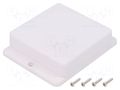 Enclosure: multipurpose; X: 80mm; Y: 80.6mm; Z: 23.5mm; TWF; ABS; IP40 TAKACHI TKC-TWF8-2-8W