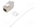Connector: RJ45; socket; Cat: 6a; shielded,Keystone,PoE++; 8p8c LOGILINK LOG-NK4019