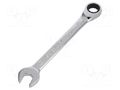 Wrench; combination spanner,with ratchet; 15mm; nickel plated STANLEY STL-4-89-940