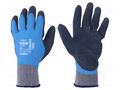 Protective gloves; Size: 11,XXL; blue; latex,polyamide; Aqua WONDER GRIP WG-318-XXL/11