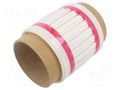 Heat shrink markers; 50mm; white; Shrinking ratio: 3: 1 TE Connectivity RPS-22-18/2.0-9