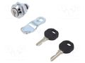 Lock; cast zinc; 14mm; Body: chromium plated ELESA+GANTER GN115-SC-14