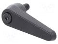 Lever; adjustable; Thread len: 12mm; Lever length: 45mm; GN 101 ELESA+GANTER GN101-14-M6-12-SW