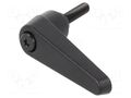 Lever; adjustable; Thread len: 20mm; Lever length: 45mm; GN 101 ELESA+GANTER GN101-14-M5-20-SW