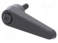 Lever; adjustable; Thread len: 16mm; Lever length: 45mm; GN 101 ELESA+GANTER GN101-14-M5-16-SW
