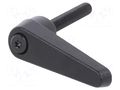 Lever; adjustable; Thread len: 50mm; Lever length: 62mm; GN 101 ELESA+GANTER GN101-18-M8-50-SW