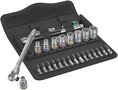 8100 SA 7 Zyklop Metal Ratchet Set with push-through square, 1/4" drive, metric, 1 x 1/4"x141; 1 x 5.0x23.0; 1 x 5.5x23.0; 1 x 6.0x23.0; 1 x 7.0x23.0; 1 x 8.0x23.0; 1 x 10.0x23.0; 1 x 11.0x23.0; 1 x 12.0x23.0; 1 x 13.0x23.0; 1 x 1/4"x150.0; 1 x 1/4"x56.0; 05004017001
