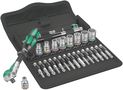 8100 SB 9 Zyklop Speed Ratchet Set, 3/8" drive, imperial, 1 x 3/8"x199.0; 1 x 1/4"x29.0; 1 x 5/16"x29.0; 1 x 3/8"x29.0; 1 x 7/16"x29.0; 1 x 1/2"x29.0; 1 x 9/16"x29.0; 1 x 5/8"x30.0; 1 x 11/16"x30.0; 1 x 3/4"x30.0; 1 x 3/8"x200.0; 1 x 3/8"x76.0; 1 x 1/4"x3 05004049001