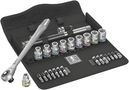 8100 SC 7 Zyklop Metal Ratchet Set with push-through square, 1/2" drive, metric, 1 x 1/2"x281; 1 x 10.0x37.0; 1 x 11.0x37.0; 1 x 12.0x37.0; 1 x 13.0x37.0; 1 x 14.0x37.0; 1 x 15.0x37.0; 1 x 16.0x37.0; 1 x 17.0x37.0; 1 x 18.0x37.0; 1 x 19.0x37.0; 1 x 1/2"x2 05004077001