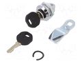 Lock; cast zinc; 13mm; Body: chromium plated ELESA+GANTER GN115-SC-13