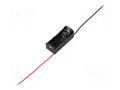 Holder; N,R1; Batt.no: 1; cables; 150mm; black COMF BH-511A