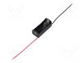 Holder; N,R1; Batt.no: 1; cables; 150mm; black COMF BH-511A
