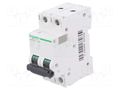 Circuit breaker; 500VDC; Inom: 16A; Poles: 2; Charact: C; 20kA; IP20 SCHNEIDER ELECTRIC A9N61531