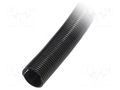 Protective tube; Size: 37; polyamide; black; incised; Øint: 36mm HUMMEL HUMMEL-1527360100