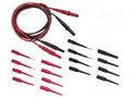Test leads; black,red POMONA POM-6481