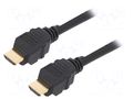 Cable; HDMI plug,both sides; HDMI 2.1; 5m; black DIGITUS AK-330124-050-S