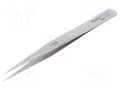 Tweezers; 120mm; for precision works; Blade tip shape: sharp WELLER WEL.1SA
