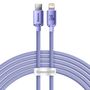 Baseus CAJY000305 Lightning - USB-C PD cable 20W 480Mb/s 2m - purple, Baseus 6932172602796 6932172602796