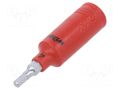 Socket; hex key,insulated,socket spanner; HEX 4mm; 1/4"; 1kV WIHA WIHA.43110