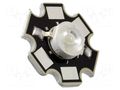 Power LED; green; STAR; 120°; 750mA; 515÷530nm; 70÷80(typ)-110lm NTE Electronics NTE30180-G