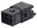 Connector: HDC; contact insert; male; Han® 1A; PIN: 4; 3P+PE HARTING 09100033206