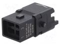 Connector: HDC; contact insert; male; Han® 1A; PIN: 4; 3P+PE; Han E® HARTING 09100033206