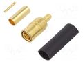 Connector: SMB; socket; female; straight; 50Ω; soldering,crimped AMPHENOL RF 142186