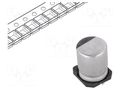 Capacitor: electrolytic; SMD; 100uF; 25VDC; Ø6.3x7.7mm; ±20%; 2000h NICHICON UUD1E101MCL1GS