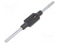 Tap wrench; Grip capac: 1/16"-3/8",G 1/8",M1-M10; L: 176mm; steel VÖLKEL VOLKEL-14010