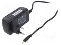 Power supply: switching; 5VDC; 2.1A; 10.5W; Plug: straight; 1.4m QOLTEC ZSI-50169