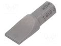 Screwdriver bit; slot; 8x1.6mm; 1/4"; Overall len: 25mm; STANDARD WIHA WIHA.01627